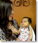 Clienty with Baby Isabella zoom